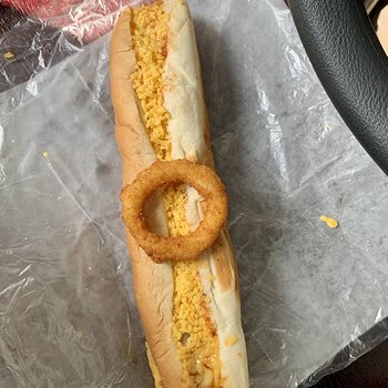 Footlong W/ Chili, Onions, Cheese, And Mustard