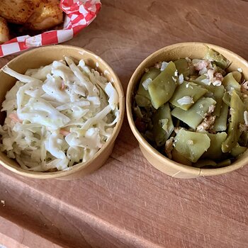 Green Beans & Slaw