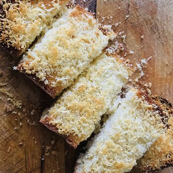 Toasted bread with grated Parmigiano and Black Pepper.jpeg