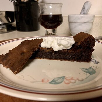 Crappy...er...Craggy Chocolate Cake