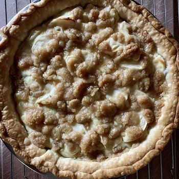 Sour Cream Apple Pie