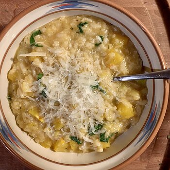 Squash & Leek Risotto