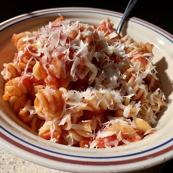 Pasta And Red Sauce
