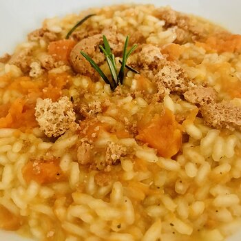 Pumpkin Risotto with Amaretti biscuits.jpeg