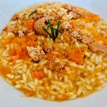 Pumpkin Risotto with Amaretti biscuits.jpeg