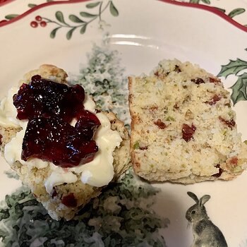 Christmassy Scone