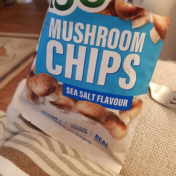 Mushroom crisps