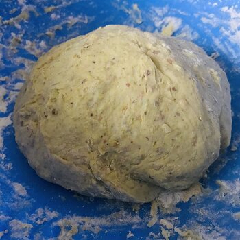 Pistachio flour dough.jpeg