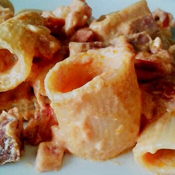 Paccheri with Sour Cream and Dry Salame.jpeg