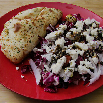 Calzone with Salad