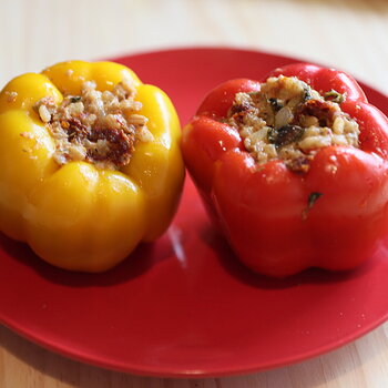 Pork Stuffed Bell Peppers