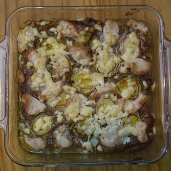 Leek and Baked Chicken Medjool Date Loaf