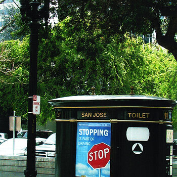 Humor Photo  - San Jose Pay Toilet with No Parking or (if available) Pay Parking