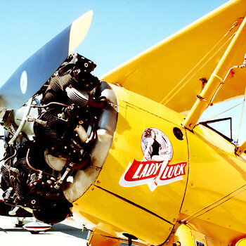 Aircraft Nose Art - "Lady Luck" Stearman Bi-Plane