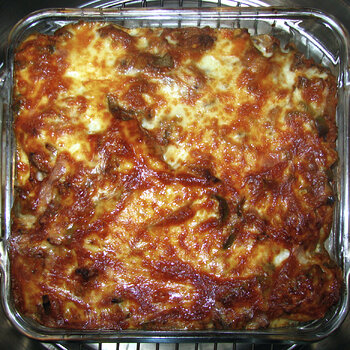 Lamb Manicotti with Creamy Tomato Wine Sauce