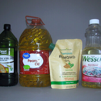 Cooking Oils - Extra Virgin Olive Oil, Peanut Oil, Almond Oil and Vegetable Blend Oil