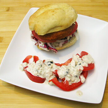 Breaded Chicken Radicchio Hoagie