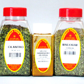 Spices - Bay Leaves, Chervil, Cilantro, Habanero, Marjoram, Black Mustard Seed and Rosemary