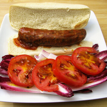 Italian Sausage Hoagie Sandwich