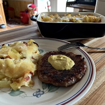 Bratwurst Patty & Tartiflette