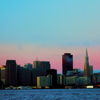 San Francisco Cityscape at Blue Hour