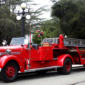 Antique Ford Fire Engine