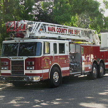 Yountville, Napa County, California Fire Truck