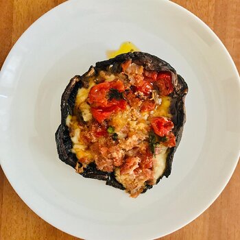 Ham and Cheese stuffed Portobello Mushroom.jpeg