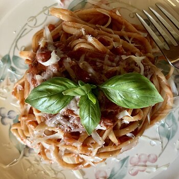 Dark Chocolate Marinara Sauce & Pasta