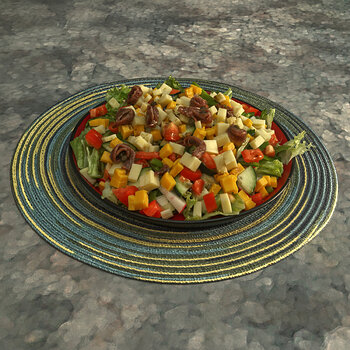 Layered Anchovy Salad