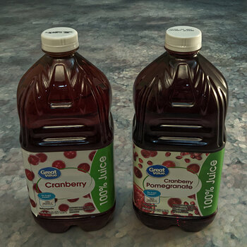 Cranberry and Cranberry Pomegranate Juices