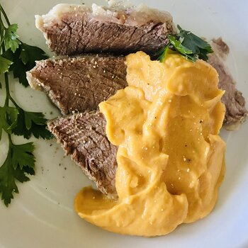 Boiled Beef with Sweet Potato, Garlic and Turmeric Sauce.jpeg