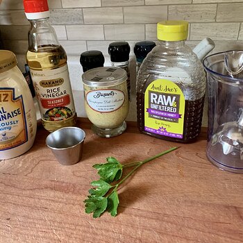 Dressing Ingredients (Minus The Oil)