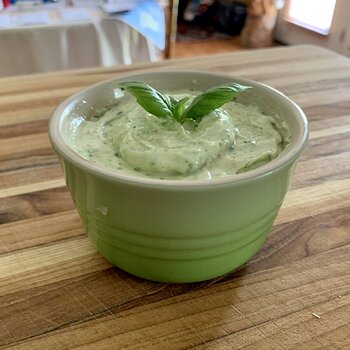 Garlic-Basil Mayonnaise