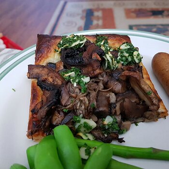 Mushroom tart