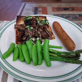 Mushroom tart