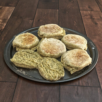 Golden Dill English Muffins