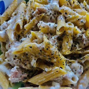 Quinoa Pasta with Tuna, Cream Cheese, Oregano.jpeg