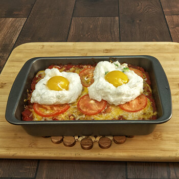 Tomato Potato Egg Bake