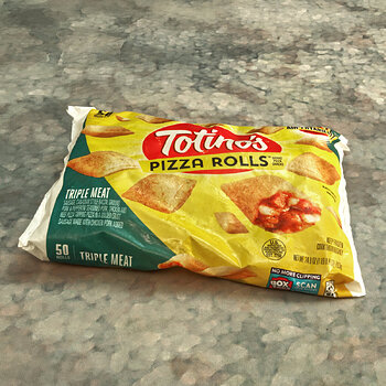 Packaged Triple Meat Pizza Rolls