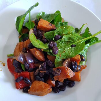 Roasted pumpkin salad