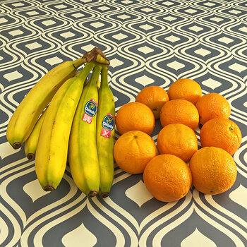 Bananas and Navel Oranges
