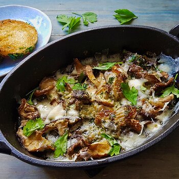 Mushroom Medley with toasted Sourdough