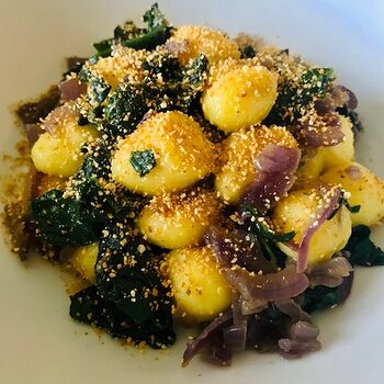 Potato Gnocchi with Cavolo Nero, Red Onion and Anchovy .jpg