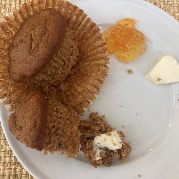 Jumbo Pumpkin and Walnut Muffins