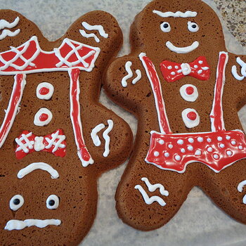 Giant Gingerbread People