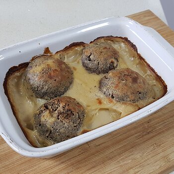 Baked Walnut & Poppy Seed Dumplings