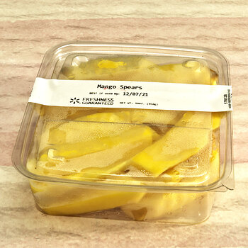 Packaged Mango Spears