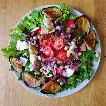 Monday Salad (hubby's)