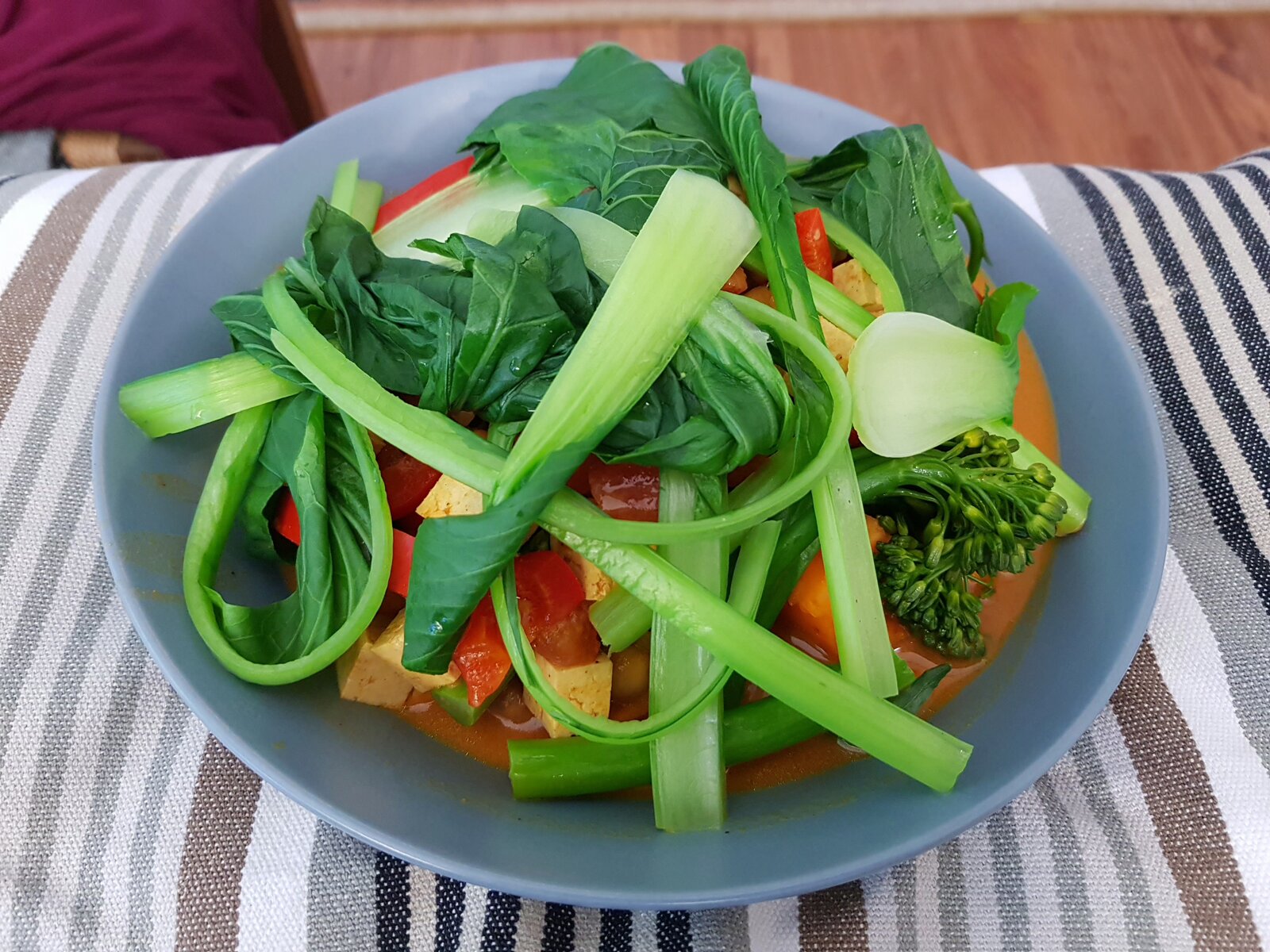 15 minute vegetable curry